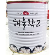 락교 삼도 3S 3kg 마늘 염교 절임 통조림 식당용 업소 3645483EA, 1, 본상품선택