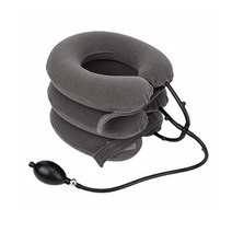 아이디어픽 올바른 자세 거북목 3단 견인기 건강한 습관, 그레이 (회색), 1개