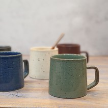 토판 핸드메이드컵 도자기 카페 머그컵 선물용 고급 커피머그잔 350ml, 베이지