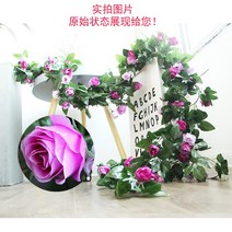 조화꽃인테리어 벚꽃 로즈 치자나무 라탄 리얼 인조 벽걸이 에어컨 파이프라인 트로피칼 계단 울타리 손잡이 2517451590, 20 송이 스톡 2. 2메터