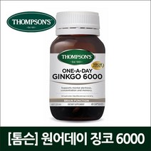 [톰슨] 원어데이 징코 6000 (60캡슐), 1개