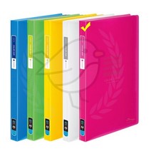 새임 클리어화일 A4 40매 핑크 PP클리어화일 계약서화일 포트폴리오화일