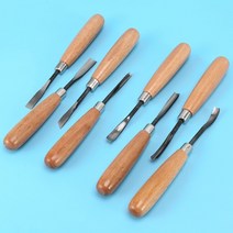 나무 조각 끌 도구 세트 DIY 예술 가우징 손 8 개, 한개옵션0