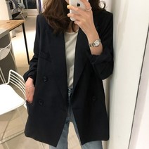 샤샤몰 베이직 캐주얼 정장 롱 수트 자켓