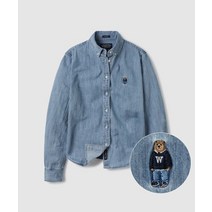 후아유 셔츠 Steve Denim Shirts(Slim Fit) / WHYJE2398F