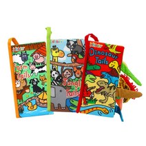 촉감 헝겊 아기 놀이책 감각자극 휴대용 유모차 헝겊책 헝겊완구 돌전아기책