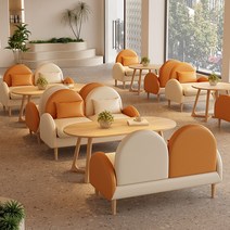 럭셔리 커피 숍 카페 레스토랑 테이블 세트 창업 개업, 직사각형 테이블