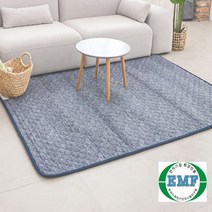 거실 탄소매트 EMF 전기 장판 온열 매트 카본 카페트 미니 스몰 70x180cm 빈티지 네이비