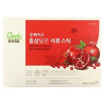 Goodbase Korean Red Ginseng with Pomegranate 30 Sticks 0.34 fl oz (10 ml) Eac