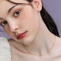 [Hei][프로미스나인 장규리&노지선 아스트로 문빈 착용] leaf chain necklace