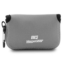Megagear Leica C Typ 112 Ultra Light Neoprene Camera Case with Carabiner - Gray - MG1290, 1