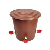 시둥마켓 +[시둥마켓]+_ 열선니플물통 병아리물통 자동급수기 수평니플급수기 닭키우기 닭물통, 닭물통 자동컵 급수기 B형 4호 80리터