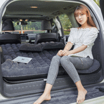 AIDU SUV 자동차 차박매트 에어벤트 뒷좌석 트렁크 매트리스, 임플란트 베이지[SUV 오프로드 트렁크+후석]