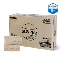 크리넥스 드라이셀 스마트 핸드타올 F250, 47225 크리넥스 드라이셀 250매 20밴드 1박스