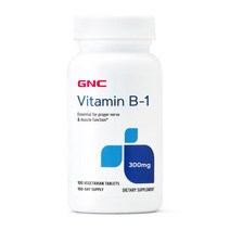 지엔씨 비타민 B-1 300 mg 100 베지타블렛, 3병, 100정