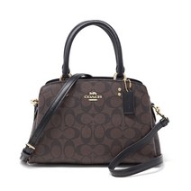 코치 미니 릴리 캐리올 토트백 91494 브라운블랙
