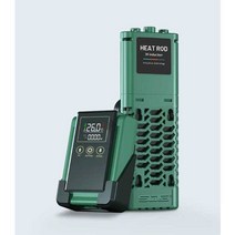 어항 히터기 디지털 외부 가열 스틱 온도조절 실린더, 200W 그린