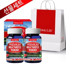 Canada-선물세트캐나다직수입정품 통라이프 프리미엄 밀크씨슬1000(간건강)-비타민-무기질-아연-미네랄함유-2병, 2개입