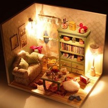 아디코아디코 DIY 미니어처 하우스 - 쉬즈룸 A, 단품