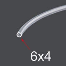 호환 프린터 수리 부품 1 미터 잉크 튜브 Mimaki jv33 jv5 Roland RS-640 Mutoh VJ1604 용 단일 라인 파이프, [06] Clear 6x4 mm