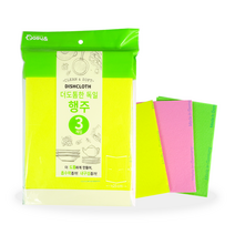 더도톰한 독일행주 3P/부직포행주/판촉용/홍보용/칼라행주