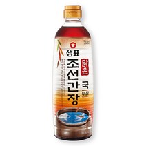 T/샘표 맑은조선간장 500ml/간장/국간장, 500ml, 1개
