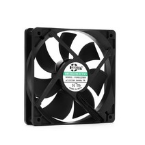 돈풍기 EC 브러시리스 냉각 팬 AC 110V 듀얼 볼 베어링 2 전선 60mm 92mm 120mm 크기 옵션, 03 120X120X25mm