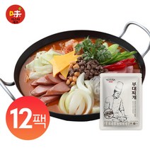 미스타셰프 부대찌개 12팩, 단품