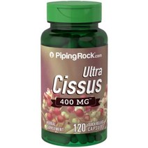 Piping Rock Ultra Cissus 울트라 시서스 400mg 120 Capsules, 3개
