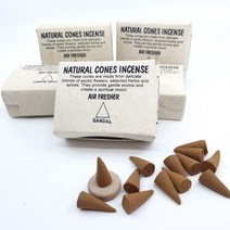 내추럴 콘인센스 잠잘오는향 향피우기 시트러스향 콘 향초 SCENT INCENSE 머스크향 우디향 천연 화이트, 나그참파, 본상품선택