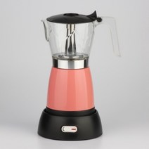 모카포트 인덕션 비알레띠 사용법 알루미늄DMWD 300ml 전기 모카 냄비 에스프레소 이탈리아 커피 메이커 퍼, 한개옵션1, 02 Pink
