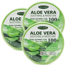 데이랑스 알로에 베라 퓨어 수딩젤 100% 300mlX3개