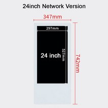 did모니터 광고용모니터 전자메뉴판 19/ 22 빌딩 엘리베이터 벽 산 LCD 광고 모니터 LED 울트라 얇은 프레, 06 24in Network