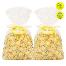 페를레디솔레 레몬 캔디, 1kg, 2개