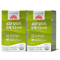 고려은단 퓨어 알티지 rTG 오메가3 이지 60캡슐, 60캡슐 X 3개(3개월분)