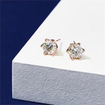 클루 클루 NC14 크라운 세팅 다이아 귀걸이 CLER21471PPW (8118389A)