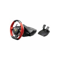 Thrustmaster - Xbox One용 Ferrari 458 스파이더 레이싱 휠 블랙/레드/옐로우 4460105