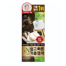 미장센거품염색약 버블염색약 새치 염색약 셀프 염색 미장센 세치 5N 갈색, 상세페이지 참조, 1개