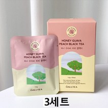 구아바잎 차 구아바잎 추출물 등 복합물 저온건조 로스팅 피치 블랙차 폴리패놀 식수대용 환절기 코건강 HACCP 인증 구아바잎 효능 티백차, 3
