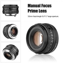 50mm F1.7 대형 조리개 카메라 렌즈 수동 초점 프라임 렌즈 펜탁스 K1/ K-1 Mark II 풀 프레임 카메라 용 PK 마운트 교체