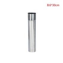 보일러 배관 청소 보온재 부품 4 크기 20cm/30cm/40cm/50cm 스테인레스 스틸 퍼니스 파이프 굴뚝 용광로 배기 라이닝, [02] 6x30cm