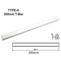 마이터 게이지 각도기 알루미늄 합금 t-트랙 슬롯 마이터 트랙 지그 목공 마이터 트랙 마이터 바 슬라이더 테이블 톱 게이지 로드 t 슬라이더 100-450mm, 300mm 유형 A