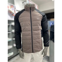 언더아머(UNDER ARMOUR) 언더아머 골프 1366290 176 브라운 콜드기어 스트레치 하이브리드 재킷 자켓 점퍼 (700필 파워 )