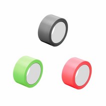 자국안남는 테이프 25mm 잘떨어지는 컬러 멀티 테이프, 파랑색