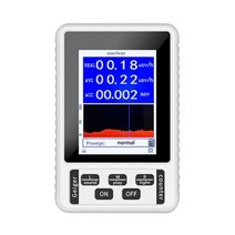 라돈 측정기 검출기 휴대용 가이거 계수기 핵 방사선 개인 선량계 엑스레이 레이 테스터 대리석, WHITE