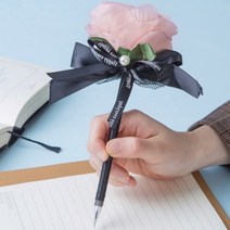 핑크 장미볼펜 선물용 패키징 판촉 기념품 시그노 특이한 어버이날 스승의날 지워지는