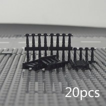 가정용 조립식 미니온실 비닐하우스 시공 DIY 도시 친구 장난감 집 MOC 부품 울타리 계단 사다리 문 빌딩, 48 20pcs