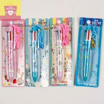 [쥬크박스] 6색목걸이볼펜, 상세페이지 참조, 단품