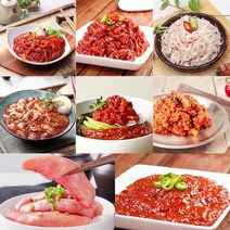 젓갈18종 명란젓 오징어젓갈 낙지젓갈 갈치속젓 어리굴젓 명태회무침 가자미식해 씨앗젓갈 청어알젓갈, 13.멸치젓무침, 500g