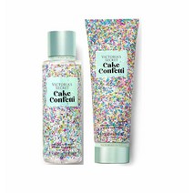 빅토리아시크릿 Sweet Fix Fragrance 미스트 and 로션 세트 케이크 CONFETTI
